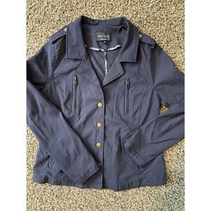 Eden Society Black Blazer Style Jacket Medium‎ Women's H1